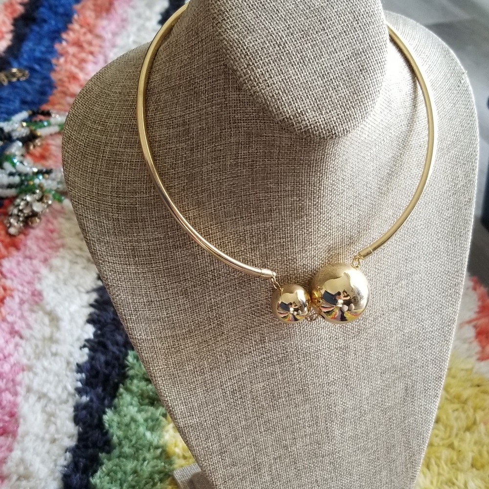 Gold Collar Statement Necklace